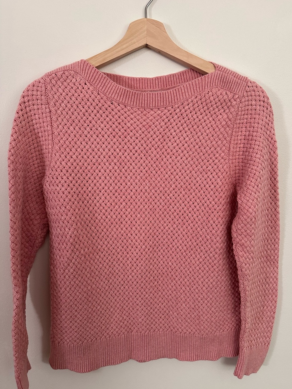 L.L. Bean basket weave sweater